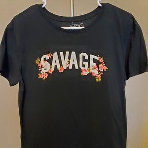 Women's Lg Black Tshirt